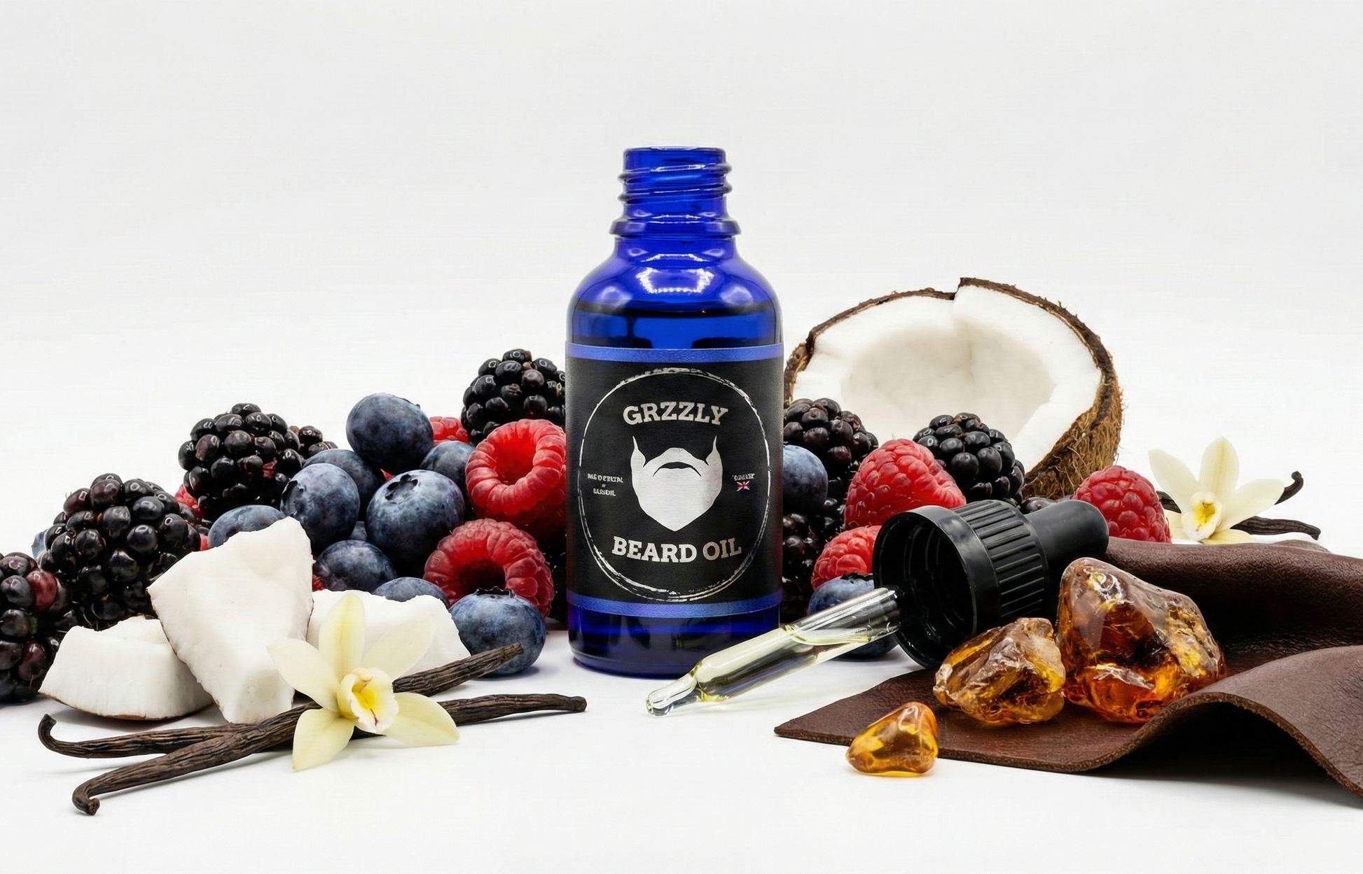 The Best blu crush beard oil fruits and leather